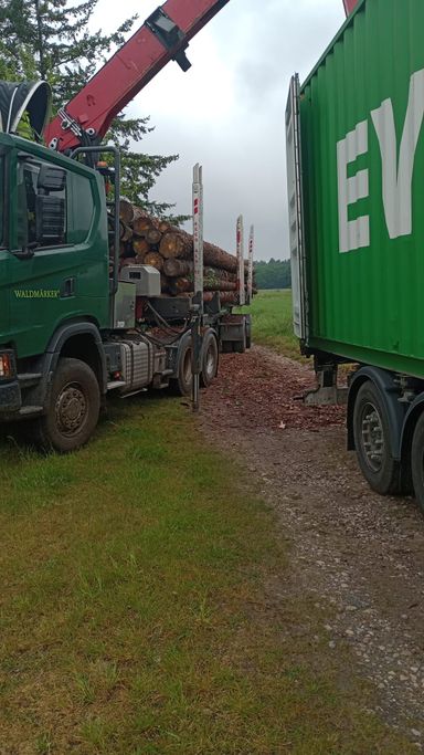 Holzverladung